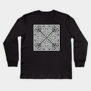 Arch Window Kaleidoscope II - Sunweaver Kids Long Sleeve T-Shirt